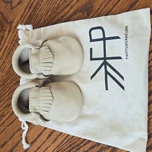 Freshly picked baby moccasins